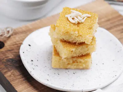 طرز تهیه بسبوسه؛ تجربه‌ی طعمی عالی با کیک مصری