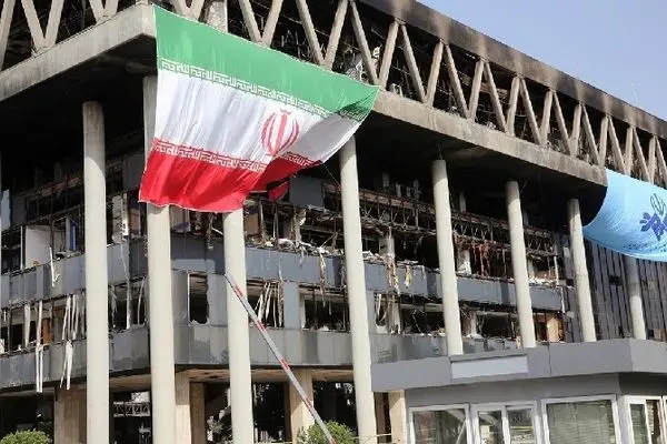 IRIB head hosts foreign envoys visiting premise hit by Israel