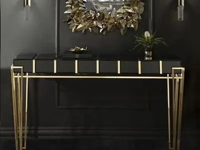 آشنایی با کاربردها و مزایای میز کنسول استیل