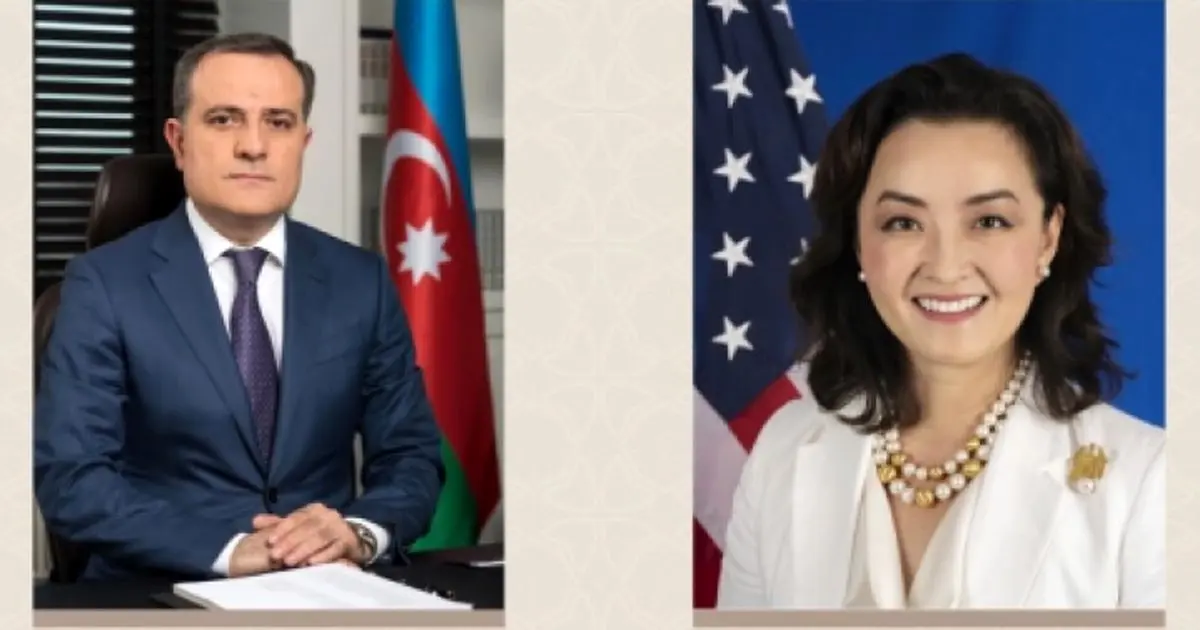 گفت‌وگوی تلفنی وزیر ‌خارجه آذربایجان با معاون سرپرست وزارت ‌خارجه آمریکا در امور اروپا و اوراسیا