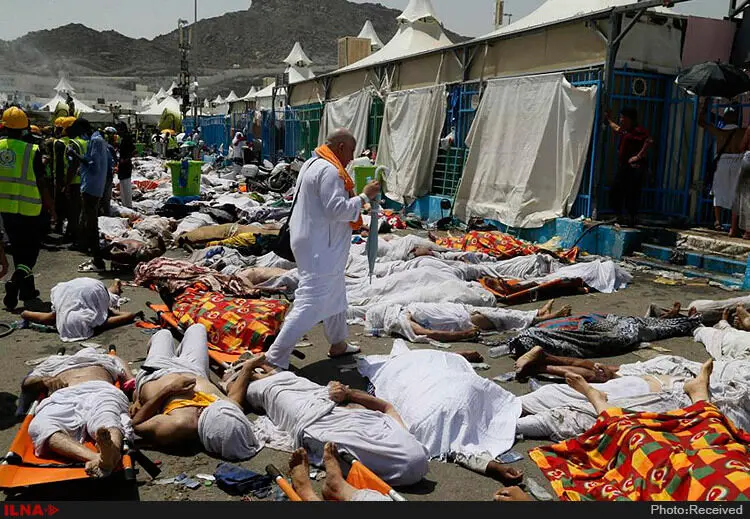 گزارش تصویری از حادثه منا (۲)