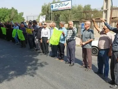 تجمع بازنشستگان کارگری در چند شهر