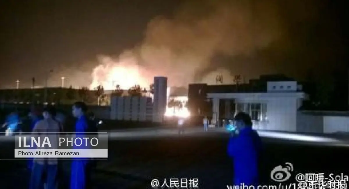 انفجاری در کارخانه مواد شیمیایی در چین