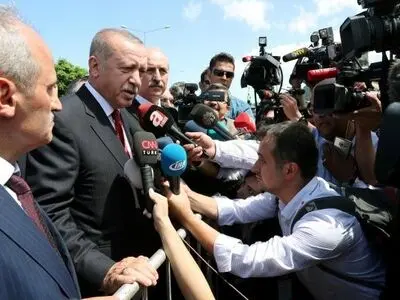 Turkey is a 'target of economic war', Erdogan says