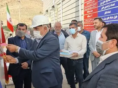 افتتاح 2 پروژه برق رسانی در گچساران 