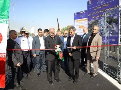 فاز اول پروژه تعریض آزاد راه کرج-قزوین مورد بهره برداری قرار گرفت