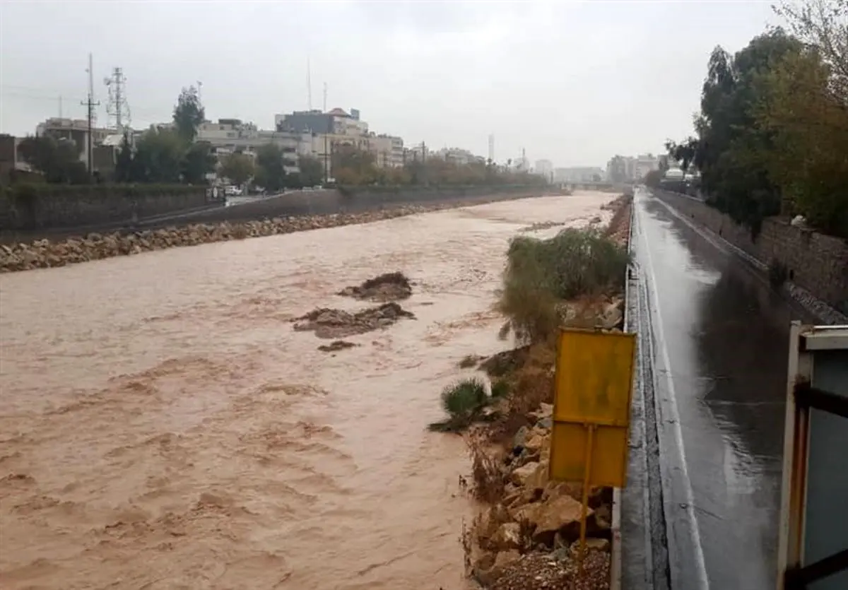 هشدار نارنجی بارندگی در شیراز