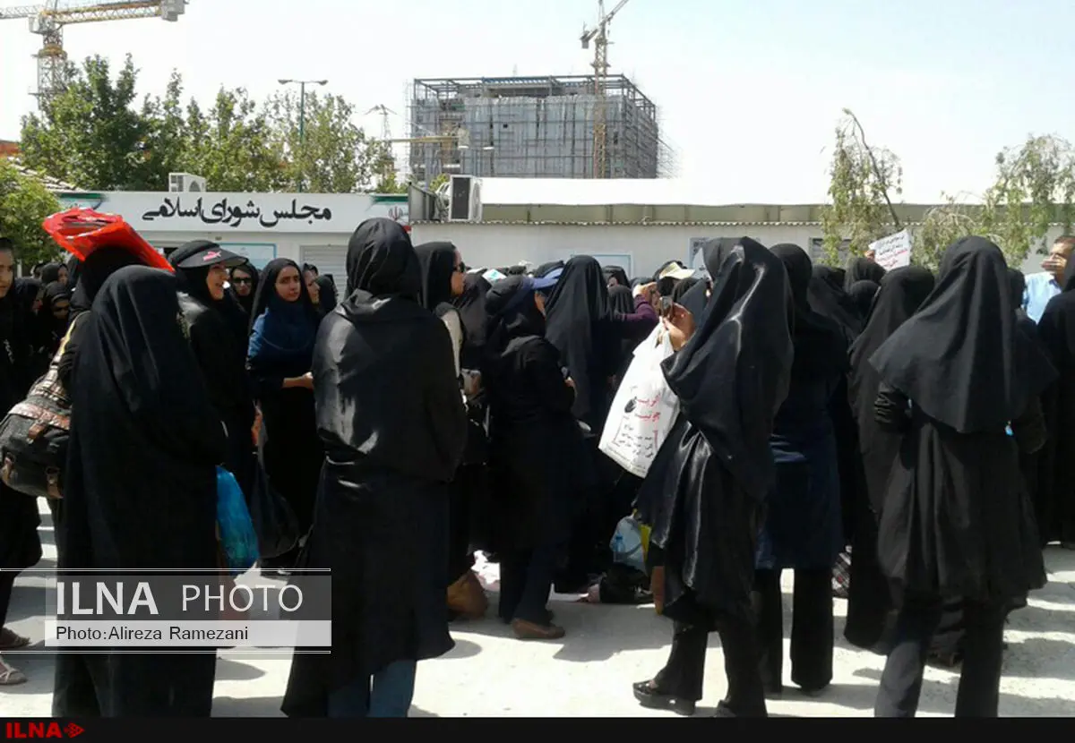 سومین روز از تجمع صنفی آموزش‌دهندگان نهضت سوادآموزی