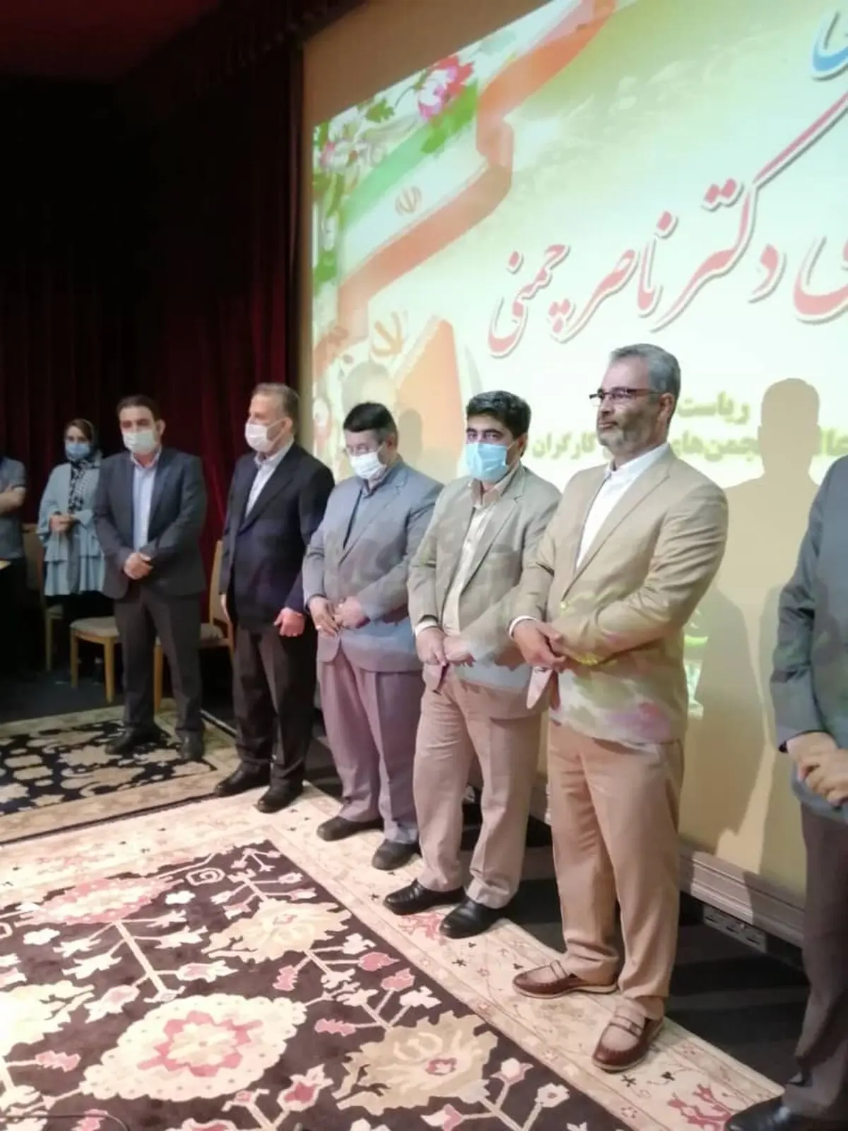 مراسم بازنشستگی «ناصر چمنی» برگزار شد/ ابلاغ پیام تبریک دبیرکل خانه کارگر 