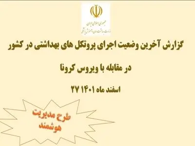 کاهش ۳۱ درصدی رعایت دستورالعمل‌های بهداشتی