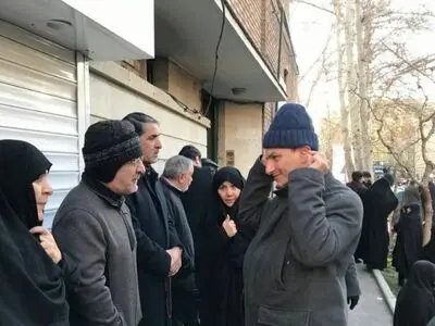 حضور تاجزاده و محتشمی‌پور در مراسم تشییع پیکر سردار سلیمانی