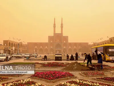 یزد یکی از غبارآلودترین استان‌های کشور است