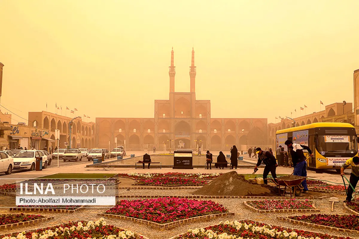 یزد یکی از غبارآلودترین استان‌های کشور است