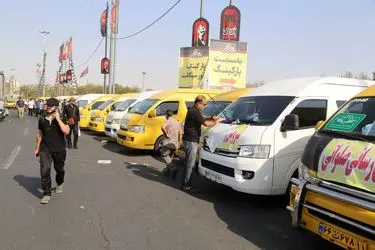 اعزام رایگان زائران اربعین به مرز مهران با ناوگان تاکسیرانی تهران
