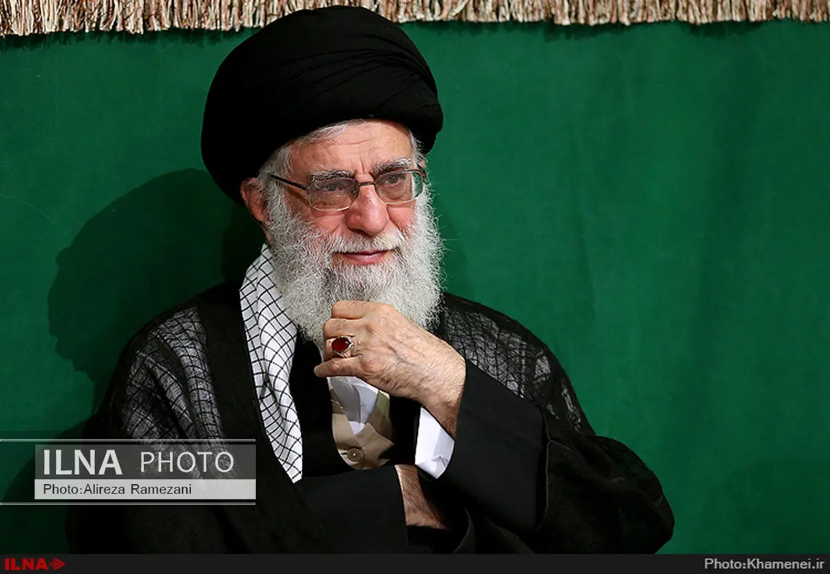 مراسم عزاداری هیاتهای دانشجویی در حضور رهبر انقلاب