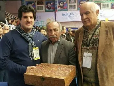 تجلیل از پیشکسوتان کشتی درحاشیه برگزاری رقابتهای جام بین المللی تختی