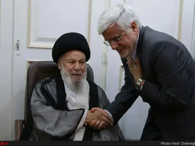 دیدار محمد رضا عارف با علما و مراجع تقلید