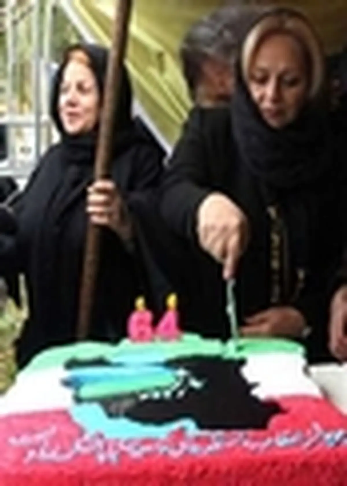 مراسم تولد ناصر حجازی در بهشت زهرا