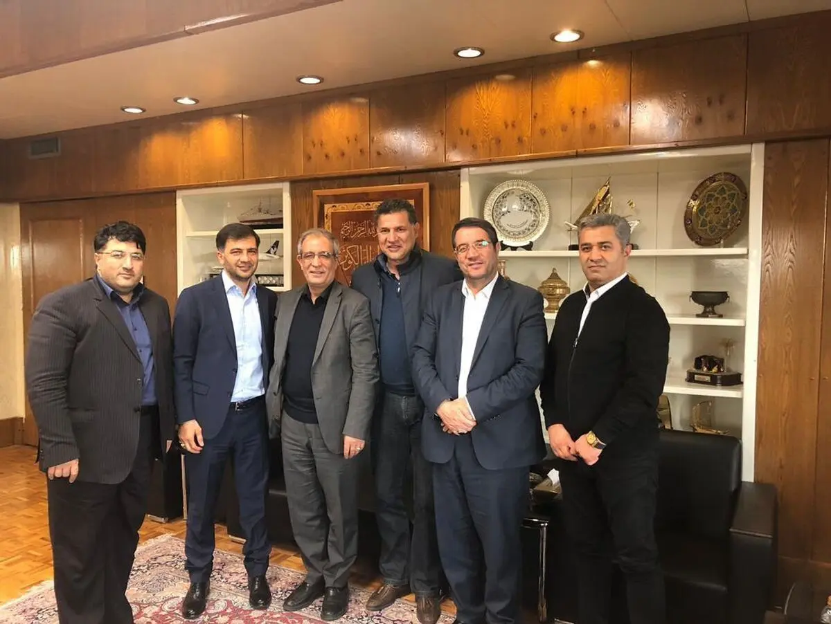 دایی به دیدار وزیر صنعت رفت