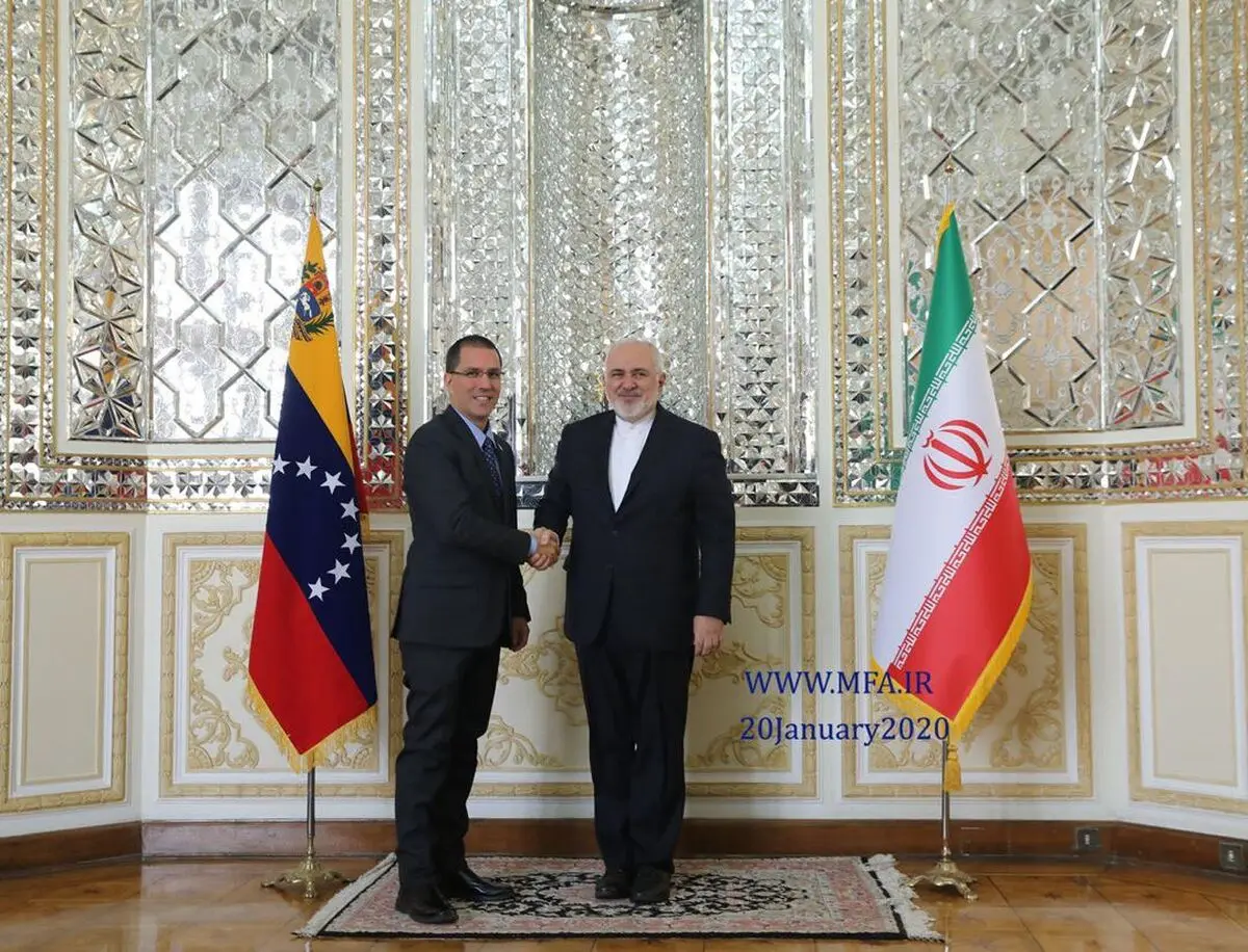 ظریف با همتای ونزوئلایی خود دیدار کرد