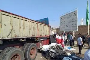 فوت ۴ نفر از کارکنان دانشگاه علوم پزشکی فسا بر اثر سانحه‌ رانندگی

