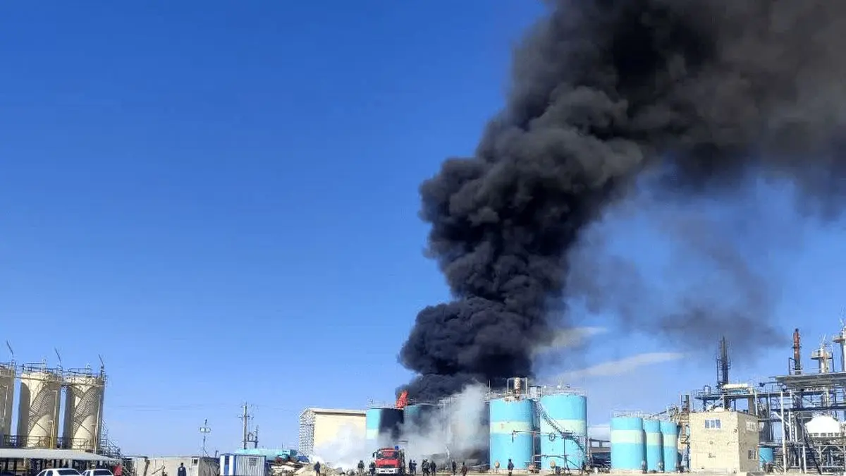  آتش سوزی در شهرک صنعتی الیگودرز تلفات نداشت 