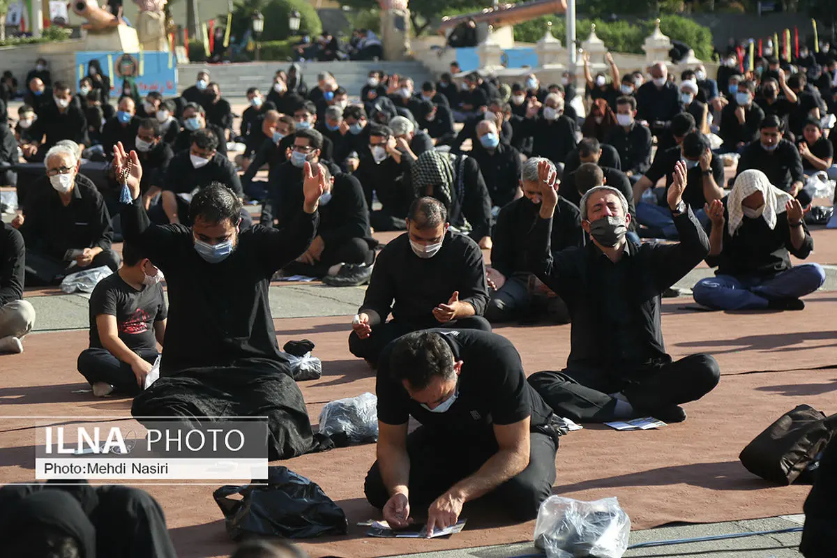 ویدئو/ مراسم تاسوعای حسینی در دانشگاه امام علی(ع) تهران