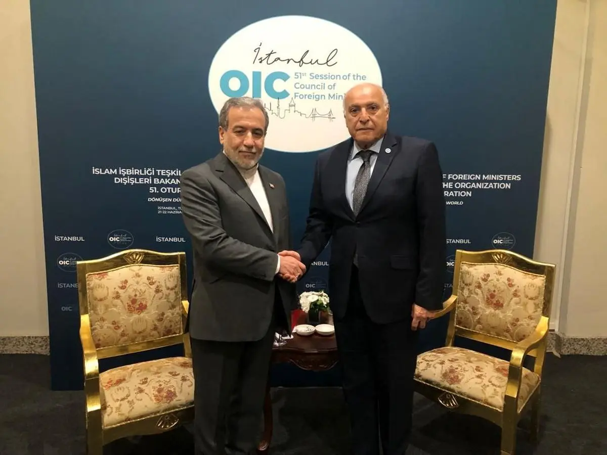 دیدار عراقچی با وزیر امور خارجه الجزایر در استانبول