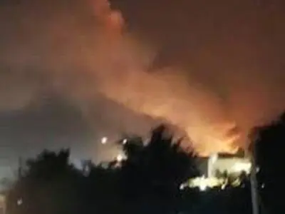 وقوع انفجار مهیب در  پایگاه نظامی «صحن الجن» در استان مأرب

