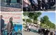 پیاده‌روی خانوادگی کارگران و بازنشستگان در قائمشهر برگزار شد