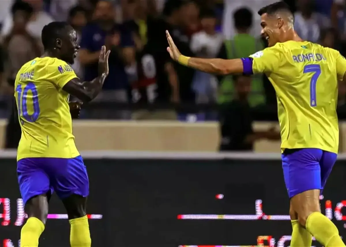 تماس گرم رونالدو با مانه بعد از قهرمانی سنگال