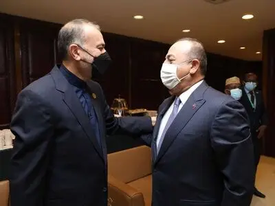 گفت‌وگوی امیرعبداللهیان و چاوش‌اغلو در خصوص سفر آتی اردوغان به تهران