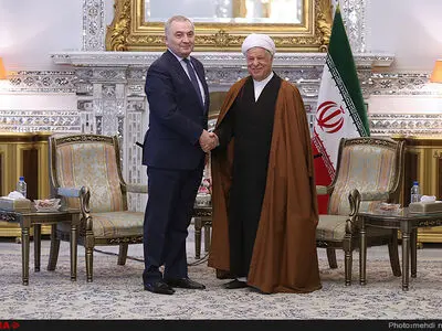 دیدار وزیر خارجه رومانی با آیت الله هاشمی رفسنجانی رئیس مجمع تشخیص مصلحت نظام