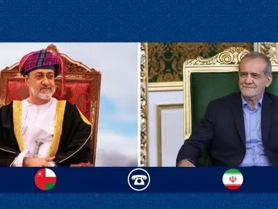 خلال محادثة هاتفية مع سلطان عُمان؛ بزشكيان: يجب إيقاف آلة الحرب الصهيونية عبر الضغط على داعمي هذا الكيان
