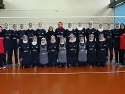 نوجوانان دختر ایران در پنجمین آزمون آسیایی والیبال
