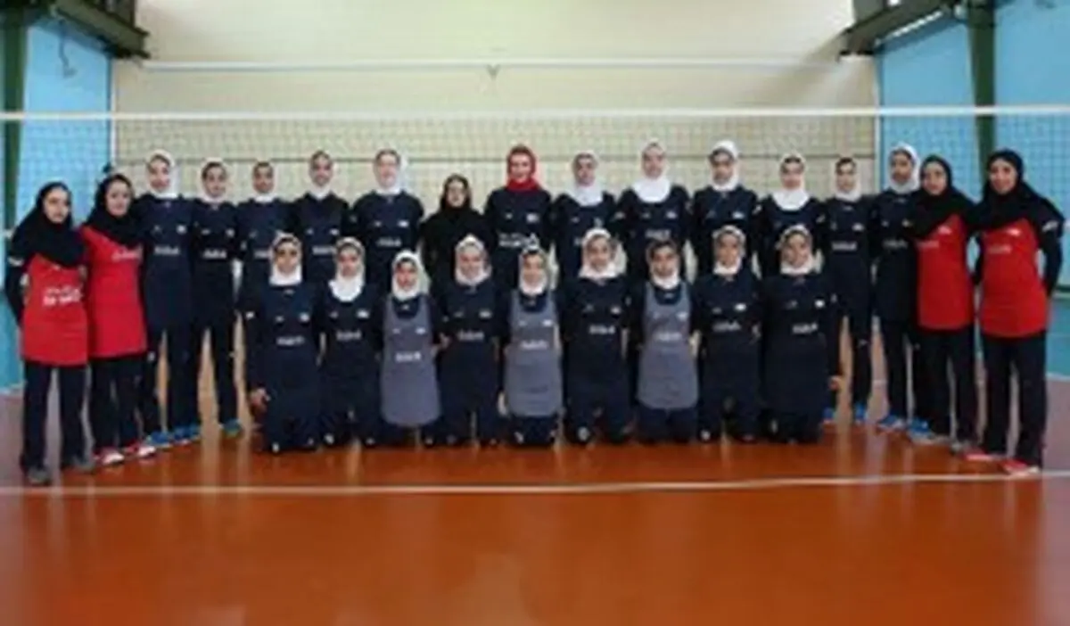 نوجوانان دختر ایران در پنجمین آزمون آسیایی والیبال