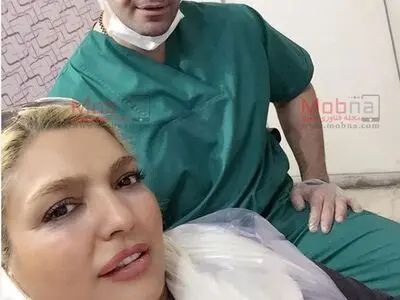 سلفی شهرزاد عبدالمجید در مطب دندانپزشکی آقای دکتر/عکس 