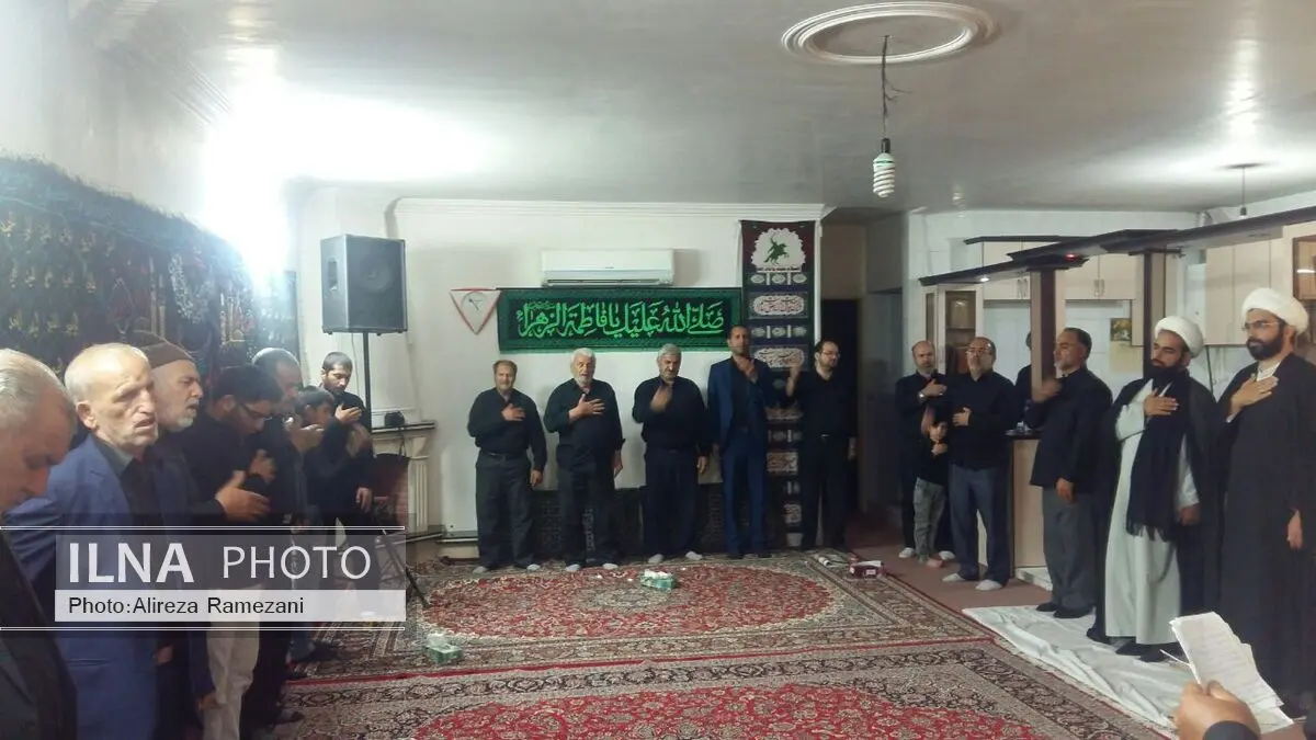 برپایی مراسم شام غریبان شهدای کربلا در قلعه‌نو