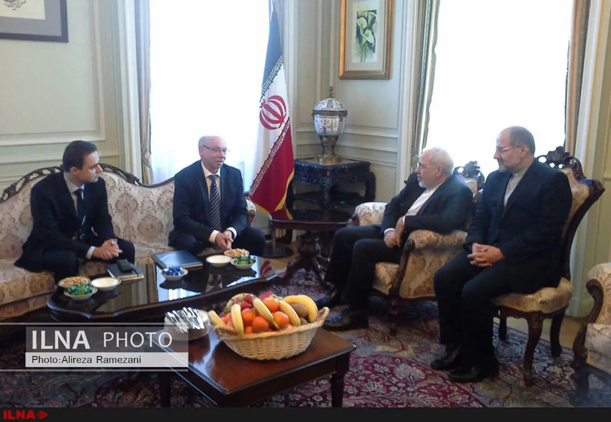 رییس هیات روابط با ایران در پارلمان اروپا با ظریف دیدار کرد