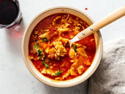 طرز تهیه سوپ لازانیا خوشمزه و مجلسی