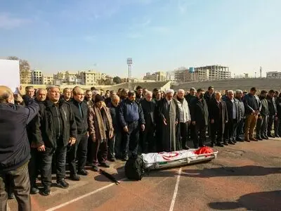برگزاری مراسم تشییع پیکر مهدی حاج محمد با حضور پیشکسوتان 
