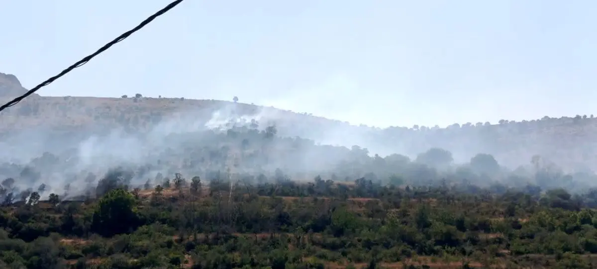آتش‌سوزی 10 هکتار از باغات و مراتع روستای اسبمرد قزوین را نابود کرد
