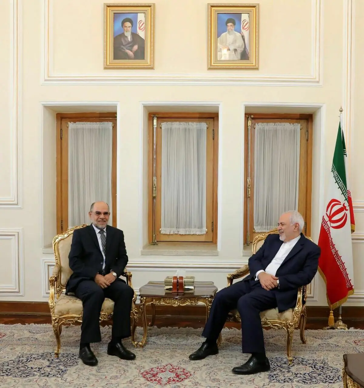 خداحافظی سفیر افغانستان از ظریف