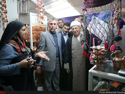 مراسم اختتامیه جشنواره فرهنگی اقتصادی کرمان با حضور آیت الله هاشمی رفسنجانی