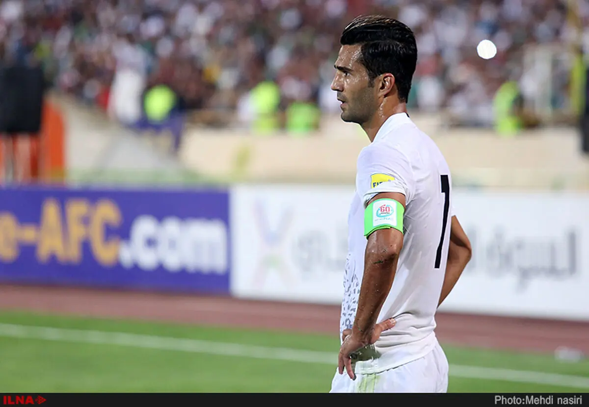 مسعود شجاعی در نقش آندره پیرلو تیم ملی ایران