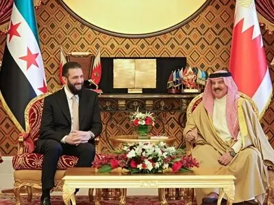 دیدار الجولانی با پادشاه بحرین
