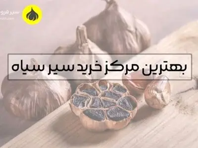 بهترین مرکز خرید سیر سیاه کجاست؟!