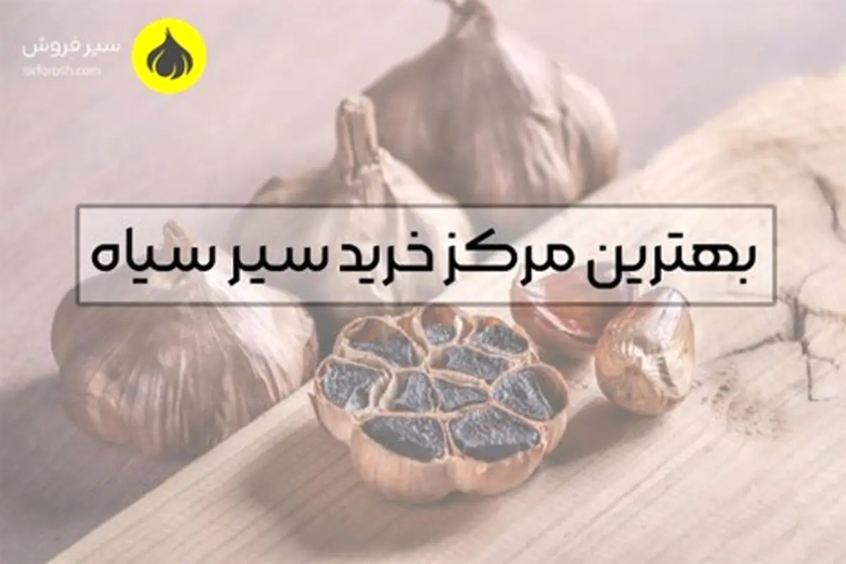 بهترین مرکز خرید سیر سیاه کجاست؟!