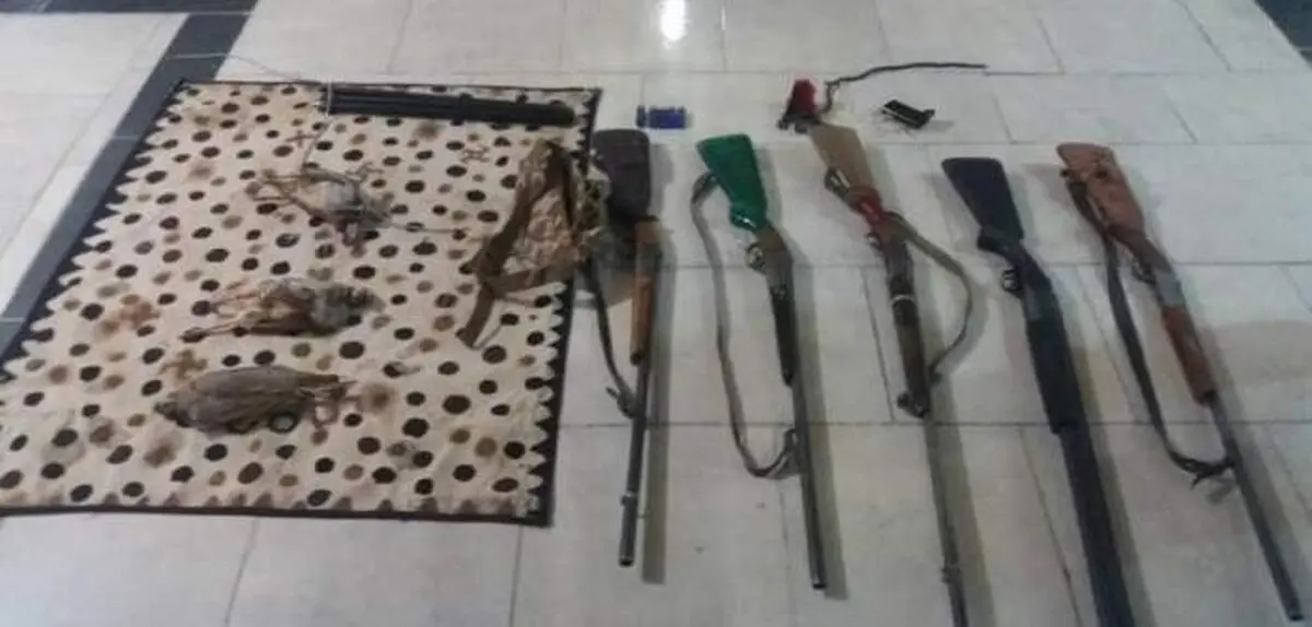 شکارچیان متخلف در ایذه به دام افتادند