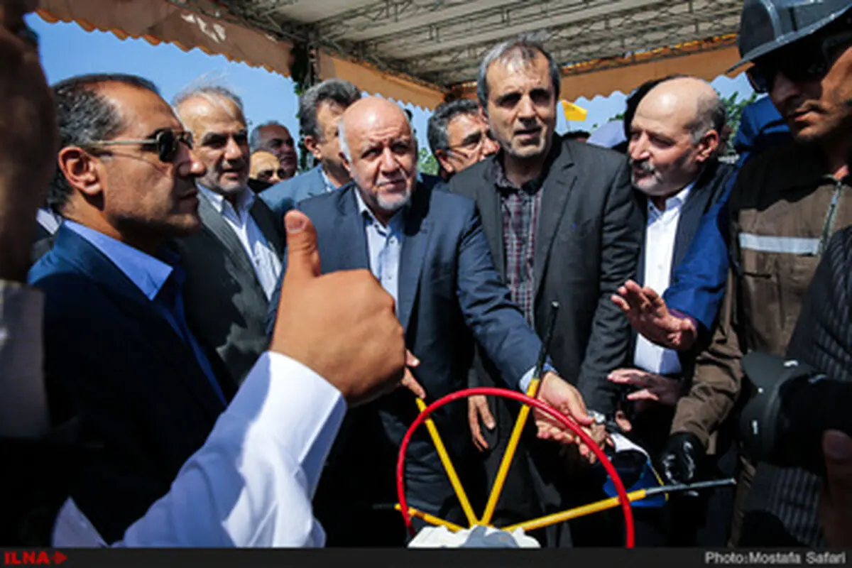 گزارش تصویری / مراسم افتتاح خط لوله انتقال گاز دامغان-نکا